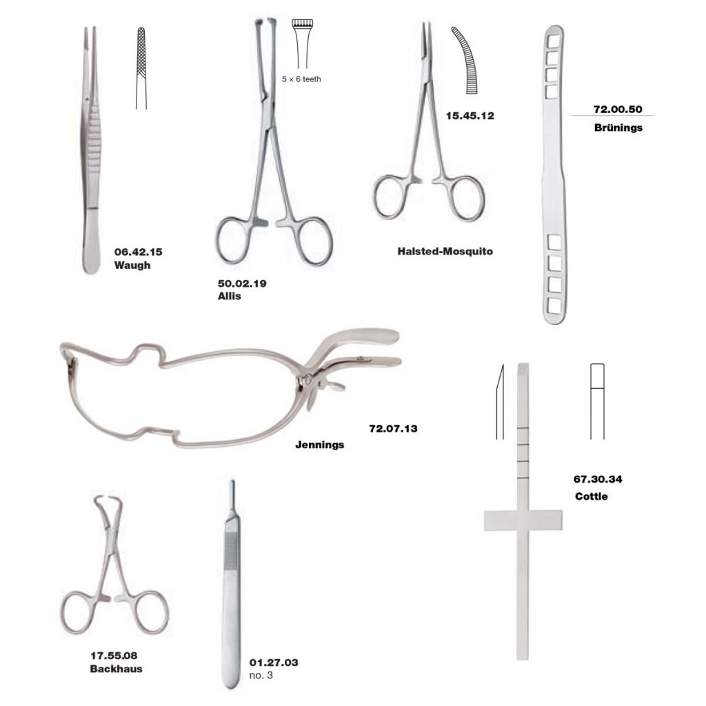 Basic ENT Instrument Set PT ESA MEDIKA MANDIRI